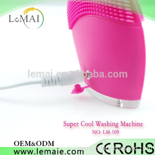 electric cosmetic brush sonic facial cleansing brush
